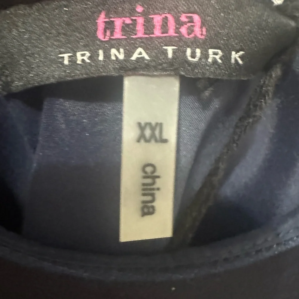 Trina Turk NWT Trina Turk Jasey Ruffle Sleeve Shift Dress Lish Roses Size XXL - Picture 4 of 6